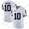 Mit8 Custom 2021 Michigan Wolverines NCAA Football Jersey 12 Cade McNamara 25 Hassan Haskins 2 Blake Corum 6 Cornelius Johnson 150TH Hommes Jeunes Femmes N'importe quel nom Numéro S3