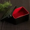 Pudełko do przechowywania kontenerów żywności japoński sushi lunch bento pudełka z tworzywa sztucznego biznesu
