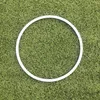 60cm bröllop blomma hoop metall konstgjord blomma ballong loop single ring jul fest dekoration hem dekoration hängande prydnad