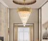 Modern Led Crystal Chandelier Lighting Lustre Chandeliers Lamparas Art creative personality hotel lobby Light fixture LLFA