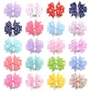 20 colors 3.2 inch Hair Accessories girl colorful print Barrettes hair Bow Flower Child party Christmas Gift clipper