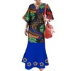 Wholesale African Dresses for Women Dashiki Ropa Africa Traditional African Robe Long African Print Dresses WY3149