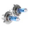 2pcs Car Styling 12V 100W Luci H4 6000K Super Bright White Car Faro Lampadine Fog248e