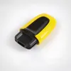 ABS One Düğmesi Pasif Anahtarsız Başlat Porsche Macan Cayenne Panamera Styling Değiştirme Aksesuarları için Araba Anahtarı Kapak Kılıfı