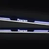 For Volkswagen Touran 2010-2019 Acrylic Moving LED Welcome Pedal Car Scuff Plate Pedal Door Sill Pathway Light
