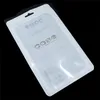 Custodia per cellulare personalizzati sacchetti con chiusura a zip pacchetto di vendita al dettaglio Clear trasparente borse da imballaggio in plastica per le tiro foro per iPhone XS MA6002050