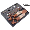 Deepeel 1set 3 5X125cm Business Männer Hosenträger Multi-set Anzug 3 6 Clips DIY Echtes Leder Strap Für Geschenk317i