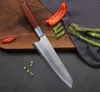 Turwho Chef Kniv 8 tum Japansk Pro Kök Kniv Carving Cleaver Super Sharp 7-Layer 440c Damascus Steel Knife With Exquisite Presentförpackning