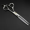 Damascus steel 6 inch hair salon scissors cutting barber makas tools cut thinning shears hairdressing scissors241o