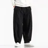 Zogaa Men039S Wide Leg Pant Japanese Style Original Trousers Vintage Baggy Lantern Pants Retro Full Längd Loose Fat Ben Pants 5457842