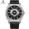 Ruimas Mens Uhren Top -Marke Luxus wasserdichte Armbanduhr Lederarmband Einfacher Freizeitquarz Watch Man Militär Sport CL4986289