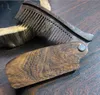 wooden Folding Comb Anti-Static Combs Portable Folding Styling Hairdressing Hair Brush Combing