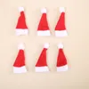 Zljq 10/30 pcs mini non-woen cap pirulito de natal chapéu criança presentes festa decorações para casa decoração suprimentos 7J