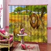 Window Curtain Living Room kids Bedroom Kitchen Curtains animal Modern 3d Curtains Photo Drapes