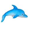 Dorimytrader Géant 115 cm Animal Dauphin En Peluche Oreiller Doux En Peluche Simulaion Dauphins Poupée Dessin Animé Jouet Enfants Cadeau De Noël 45 pouces D9810756