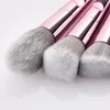 Beauty Make-up Pinsel 10er Set Roségold Lidschatten Puder Konturpinsel Kits Zubehör Kosmetik Werkzeuge 3