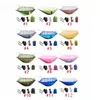 12 färger bärbar hängmatta med myggnät singelperson hängmatta hängande säng vikta i påsen för resor EEA106516233546