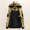 Mode Designer Heren Jas Windjack Lange Mouw Heren Bloemen Jassen Hoodie Kleding Zippe Up Jas Jas Plus Size Kleding