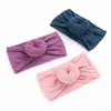 Accessoires pour cheveux pour enfants Jolis cheveux Mélange de coton Nylon Reborn Turban 24 couleurs Infant Girls Cute Round Knot Headbands