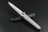 1 Adet Yeni 2020 Yeni High End Rulman Flipper Fodling Bıçak D2 Saten/Siyah Taş Yıkama Bıçağı TC4 Titanyum Alaşım Kolu EDC Araçları