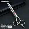 Univinlions 6" Effilierschere Friseurschere Professionelle Friseurschere Haarschneidemaschine Kit Japan 440C Haarschnittschere