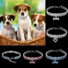 MOQ 2pcs Fashion Style Rhinestone Necklace Pet Collar with Elastic Rope stretch Pet Cat Dog Necklace Chain Pet supplies Accessories