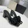 2019 neue Frauen Rutschen Tribute Gladiator Sandalen Frau Chunky Heels Woven Silppers Sandales Femme TRIBUTE SANDALEN