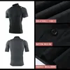 2022 Nya golfkläder andningsbara Men039S Summer Sports Shirt Fitness Sportswear Lapel Tshirt6734902