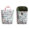 Sacs à couches pour bébé Sac de maternité Imperméable à l'eau en tissu Couche Sacs à main Réutilisable Couche-culotte Sac sec et humide pour maman Nappy sacs de rangement M1282