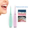 Profesional 5 Modos Escalador Dental Eléctrico Sonic Limpiador de Dientes de Silicona Recargable Usb Removedor de Cálculo de Dientes Manchas Tartar J190628