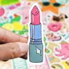 100 pcs cute vsco impermeável meninas adesivos embalagem kawaii anime rosa graffiti decalques para crianças meninas para diy laptop água garrafa de água home decor