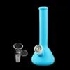 7 5 pipa ad acqua fumante bicchiere in silicone dab rig vetro bong shisha narghilè dab rig per cera libera