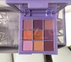 9 Colors Eyeshadow Palettes Shimmer Matte Glitter Pigment Mini Pastels Rose Mint Lilac Make Up Palettes Cosmetic 3 Types