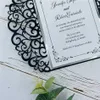 Romantik Donanma ve Gümüş Lazer Kesim Kişiselleştirilmiş Çiçek Ile Davetler Baskılı Eklemek ve Göbek Bantlı, Ücretsiz Kargo