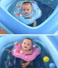 1PCS pływające basen Akcesoria dla dzieci pierścień pływające dziecko nadmuchiwany pierścień pływakowy bezpieczeństwo niemowlęci szyja dziecięca kółko kąpiel kąpiel Acsorios201f