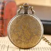 Copper Retro Twelve Constellations Watches Green Australia Map Hollow Case Quartz Pocket Watch Necklace Chain for Men Women Gifts