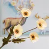 Fake Corn Poppy (4 stammar / bit) 23.23 "Längdsimulering Höst Coquelicot för bröllops hem dekorativa konstgjorda blommor