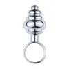 Pull Ring Metal Anal plug Booty butt plugs Sex toys Adult Products for Women and Men