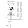 Hela 50st DC 12V 24V 8A LED -strip Light Dimmer för enkel färg2585201