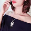 HEZEKIAH Luxus -Papagei Halskette hochwertige Luxus Damen Halskette Tanzparty Damen und Damen Temperament mit AAA Zirc2325443 eingelegt