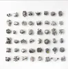 ON Sale Clearance Best Quality Mix 200pc European Charms Beads Pendant Dangle Fit safety chain DIY Charm Bead Bracelet Jewelry4002480