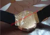 3 نمط الفاخرة ساعة اليد حزام مطاطي 44 مللي متر جديد رجالي الفضة الذهب الرقمية الماس ووتش حركة كوارتز ساعات الموضة للرجال
