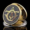 Souvenir Coin Brotherhood European Masonic Masonry Craft 1oz Gold plaqué Collectible Token Physical WPCCB Box4741319