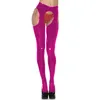 16 cores Sexy Mulheres Abra Crotch meia-calça brilhante 4 Way oco Out longo meias exóticas Calças Slim Fit Lingerie Novidade pagadas