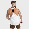 Strand Ärmelloses Gym Tank Männer Laufshirt Sommer Weste Atmungsaktive Muskel Herren Tank Tops Workout Fitness T-Shirt Sport Shirt