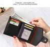 Designer Wallets Small Wallet Female Short Retro Fold Change Wallet Red Black Green Brown Pure Color Hot Mini Womens Bags Factory Price