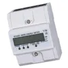 Freeshipping 3x5 (80a) Miernik energii Elektryczny kWh Triphase Din Rail Mount LCD