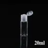 20ml Flip Top Cap PET Hand Sanitizer Bottle Plastic Cosmetic Lotion Cream Packaging Empty Bottles WB1984