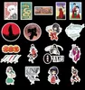 50 pcs Set Small poster Mixed Car Stickers Anime For Skateboard Laptop Helmet Stickers Pad Bicycle Bike Motorcycle PS4 Phone Notebook Decal Pvc