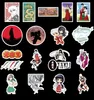 50 stks set kleine poster gemengde auto stickers anime voor skateboard laptop helm stickers pad fiets fiets motorfiets PS4 telefoon notebook decal pvc